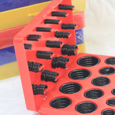 382 Pcs NBR 70 Shore V-Type Combined Oil Seal Kit per O-Rings a pollici rossi e design V-Type
