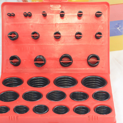 Confezione con sacchetto trasparente Kit O-ring resistente all'olio con resistenza alle alte temperature