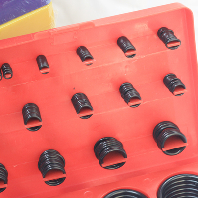 Confezione con sacchetto trasparente Kit O-ring resistente all'olio con resistenza alle alte temperature