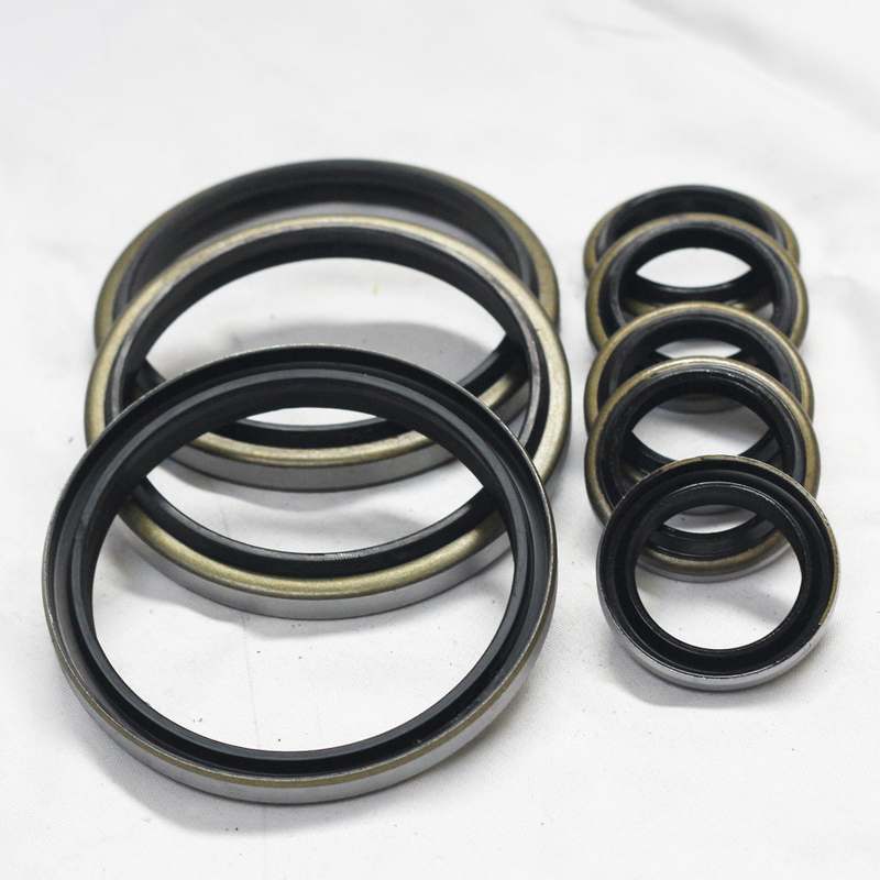 DKB Rubber Rotary Hydraulic Cylinder Oil Seal Sgomberino di polvere Sgomberino di polvere con cassa metallica